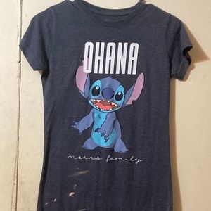 A stitch t-shirt in the size medium